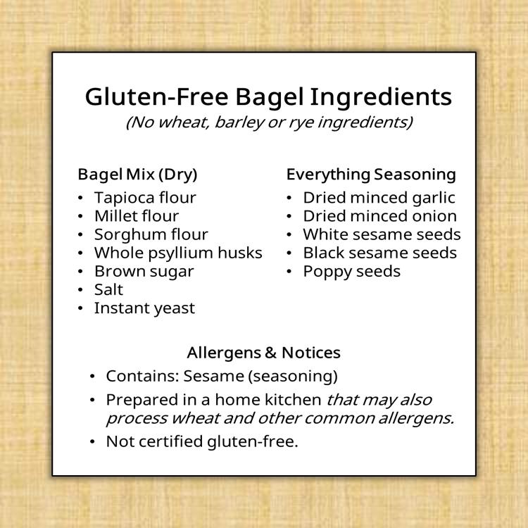 The Gluten-Free Bagel Kit